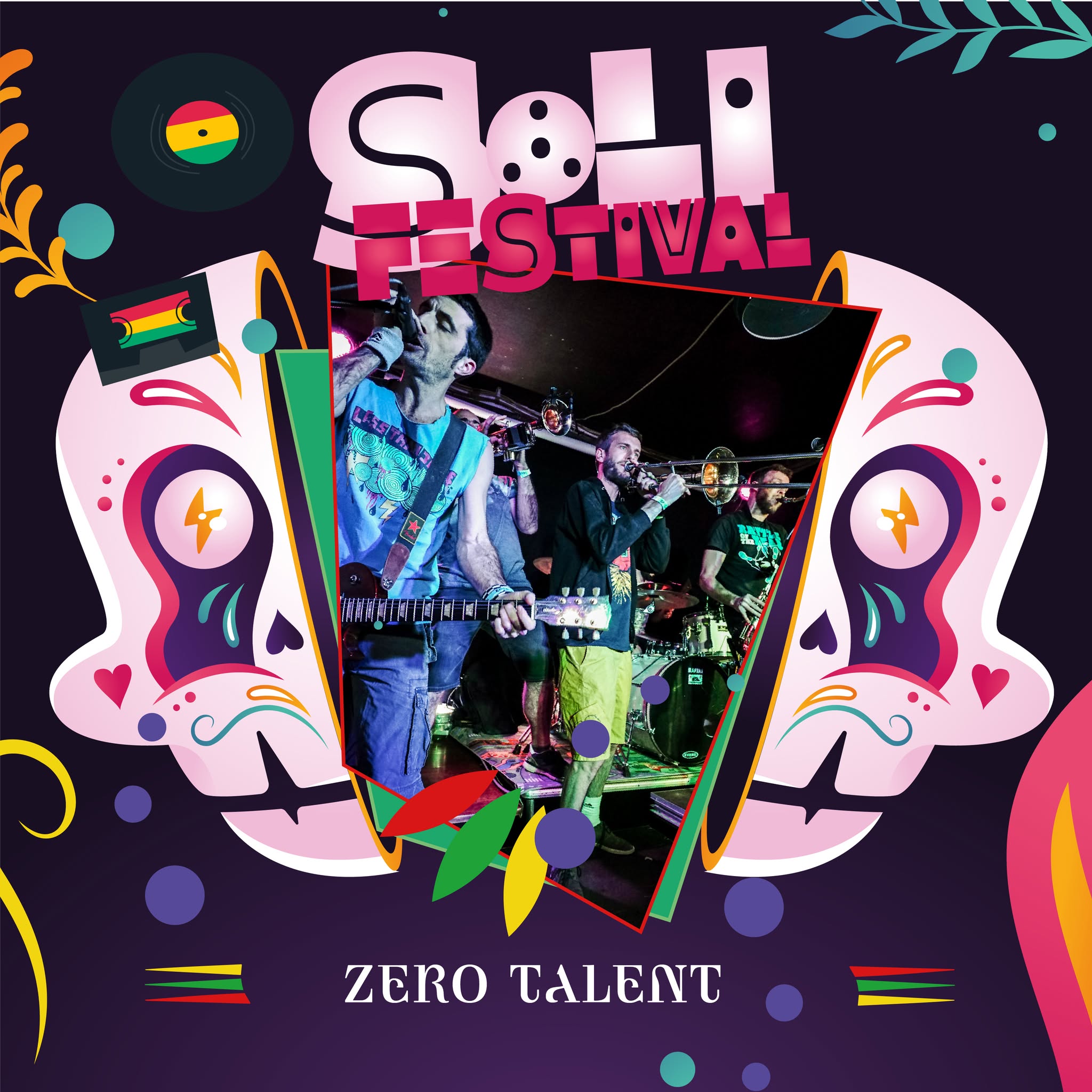 Zero-Talent Zero Talent 2026-08-28  «La puissance et la joie», telle pourrait être la devise de Zéro Talent, groupe de punk-ska qui écume les routes depuis 1998.

Les six musiciens alsaciens distribuent sur scène une énergie généreuse et un état d’esprit festif. ZERO TALENT c'est une section rythmique qui maîtrise son sujet, une section cuivres (trompette, trombone, saxo) efficace et dynamique, et desparoles en français qui abordent différents sujets de société. 

ZERO TALENT est avant tout un groupe de scène, mais sait aussi s’exprimer en studio : le groupe a à son actif 3 albums et 2 EP. Le dernier en date “Société Anonyme” est disponible sur toutes les plateformes de streaming depuis le 15 octobre 2018.

Fort d’une expérience de plus de 400 concerts, ZERO TALENT a déjà partagé son énergie et sa joie de vivre à travers 24 pays d'Europe: Allemagne, République Tchèque, Pologne, Lettonie,Bulgarie, Slovaquie, Hongrie, Autriche, Espagne, Angleterre... et bien d'autres...

ZERO TALENT a partagé la scène avec des groupes tels que Mad Caddies, The Toasters, Millencolin, Uncommonmenfrommars, Marcel et son Orchestre, Babylon Circus, Guerilla Poubelle, La Ruda, Les Caméléons, The Adolescents, Tagada Jones...etc, et ce, autant dans les grandes salles de concert que lors de festivals.

Le groupe est également présent sur le web avec des clips et de la musique en streaming sur différentes plateformes (Youtube, Spotify, Deezer, Bandcamp,Instagram, Itunes...). 

Le clip "Nuits blanches", extrait du 3e album a été visionné plus de 260 000 fois sur Youtube.