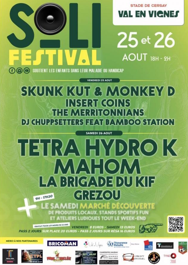 Solifestival #4 @ Cersay, Val-En-Vignes - 25 et 26/08/20