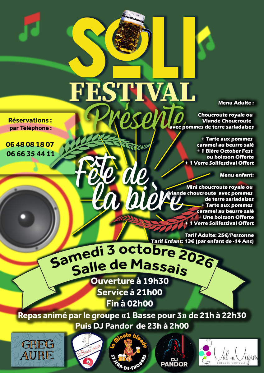 Fête de la Bière 2026 à Massais